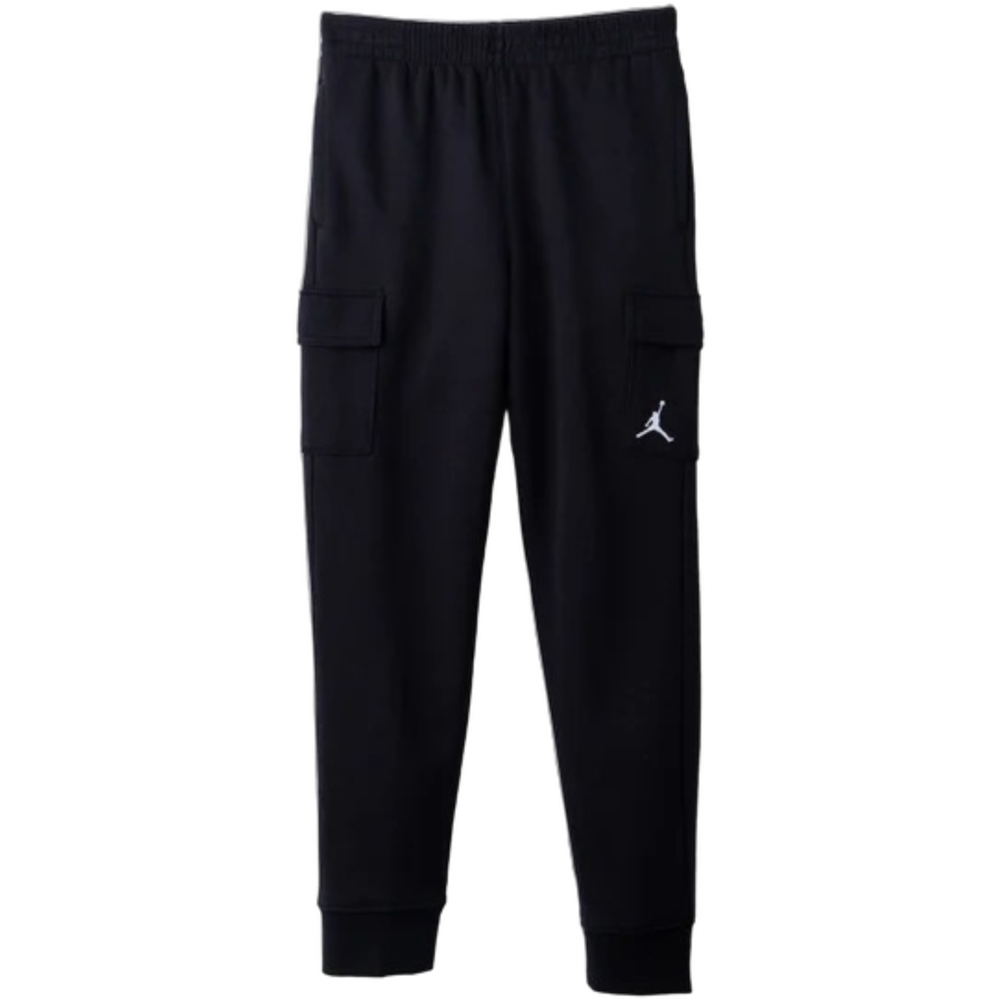 Jordan Fleece Cargo Big Boys' Black Pants